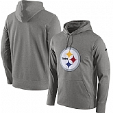 Men's Pittsburgh Steelers Nike Circuit Logo Essential Performance Pullover Hoodie Gray,baseball caps,new era cap wholesale,wholesale hats